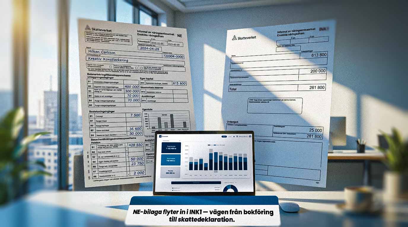 NE-bilaga vs INK1 Vad är skillnaden